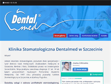 Tablet Screenshot of dentalmed.eu